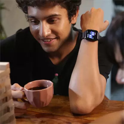 Fitshot Connect 1.85inch CosmicDisplay, Bluetooth Calling & SoloSync Technology Smartwatch (Black Strap, Regular) Fitshot Connect 1.85inch CosmicDisplay, Bluetooth Calling & SoloSync Technology Smartwatch (Black Strap, Regular)